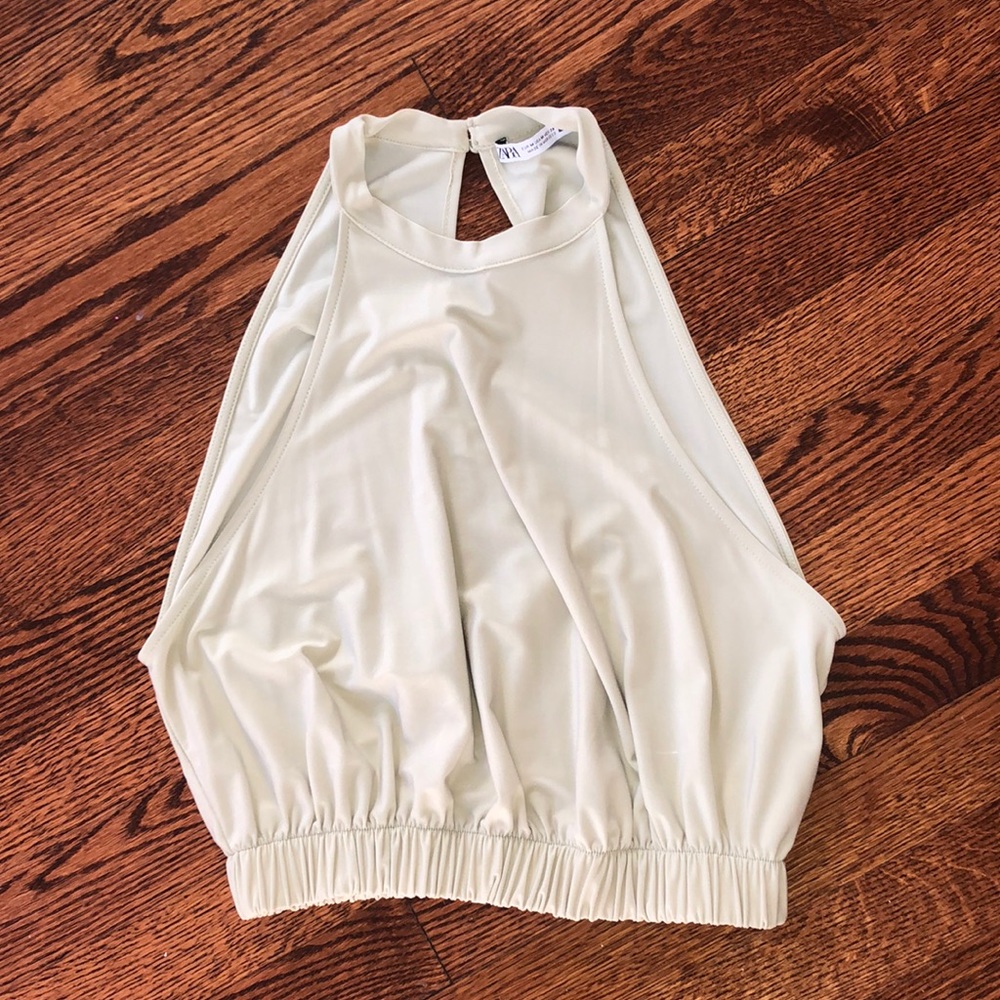 Light green Zara top